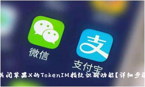如何关闭苹果X的TokenIM指纹识别功能？详细步骤解析