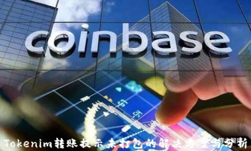 
Tokenim转账提示未打包的解决方案与分析